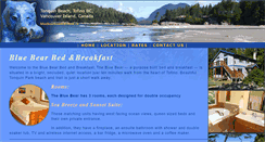 Desktop Screenshot of bluebearbandb.com